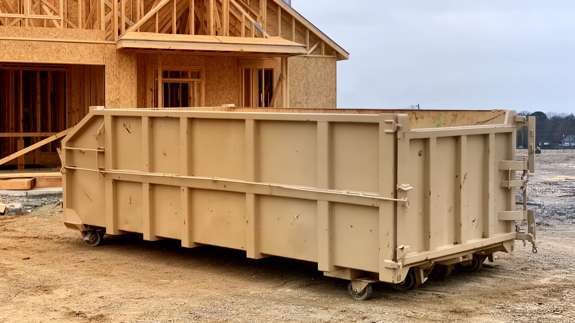 Roll-off dumpster from Down Home Container Rental in Exton, PA